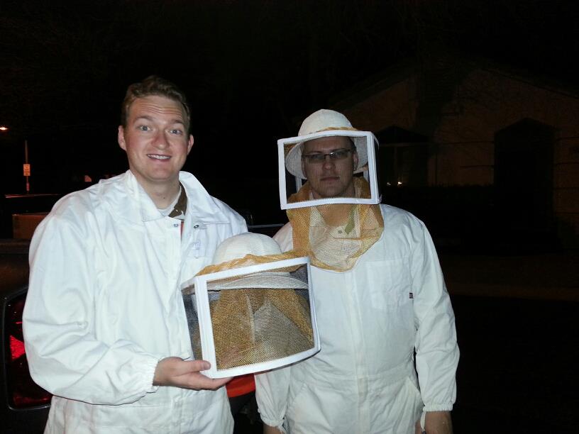 Clay Harper and Josh Heywood Beekeepers...